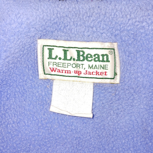 Women's L.L. Bean Vintage 80s Warm-up Jacket Size Medium - Picture 5 of 5